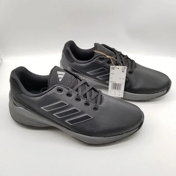 adidas Men ZG23 Golf Shoes Core Black/Dark Silver Metallic10 M Sneakers GW1178